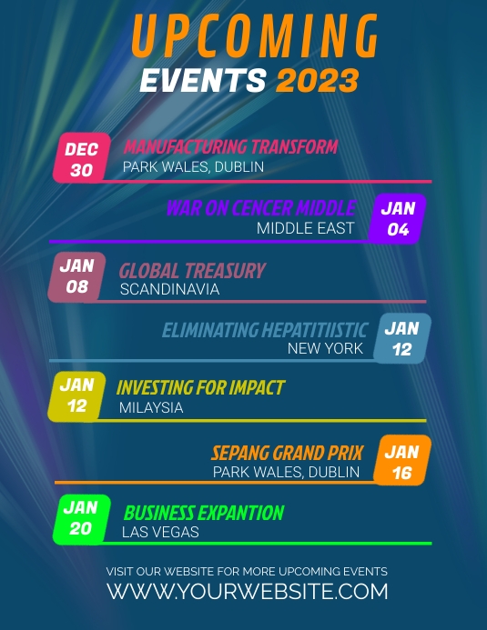 Upcoming Events 2025