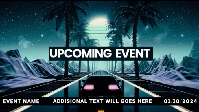 Upcoming Event Template | PosterMyWall