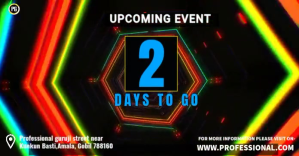 upcoming event ภาพที่แชร์บน Facebook template