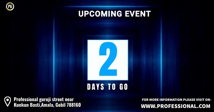 upcoming event Facebook Shared Image template