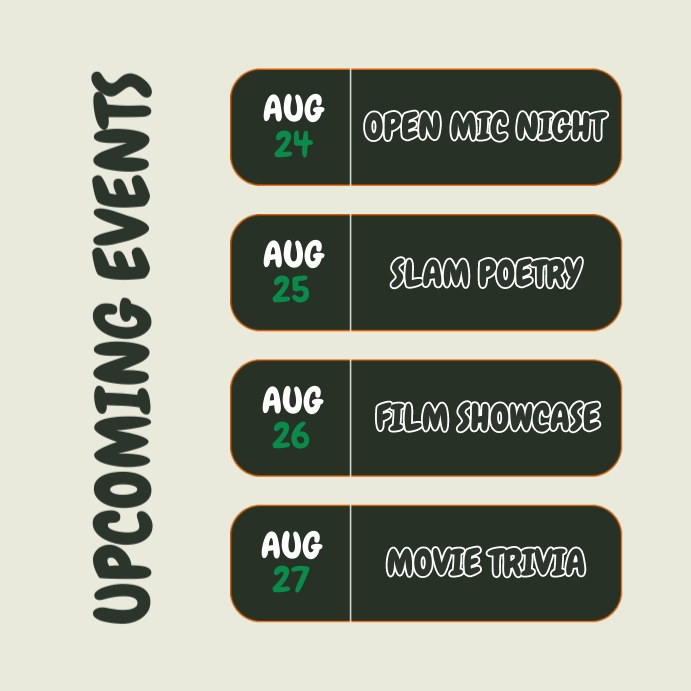 upcoming event Template | PosterMyWall