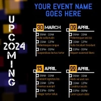 Upcoming Event Instagram Post template