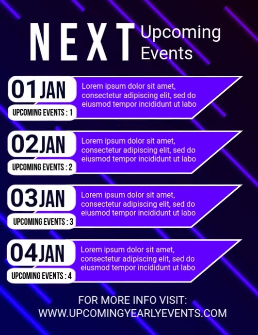 Upcoming Event Template | PosterMyWall