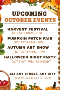 Upcoming Event Flyer  Pinterest Graphic template