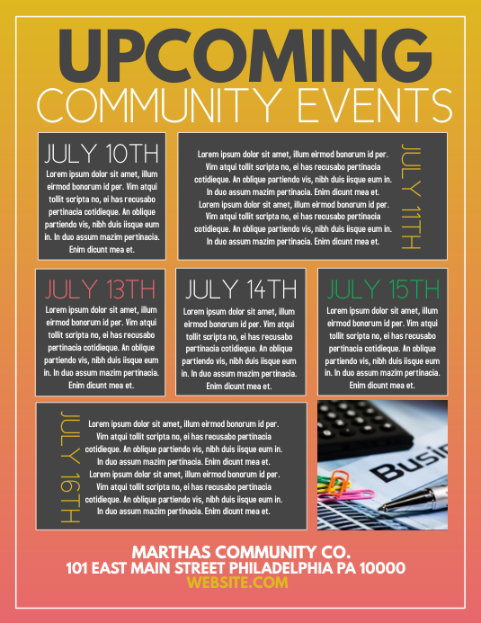 Up Ing Event Template Up Ing Event Template