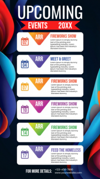 upcoming event instagram post Instagram-verhaal template