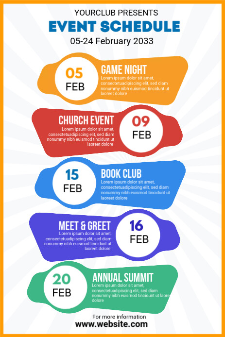Upcoming Event Pinterest Graphic Template | PosterMyWall