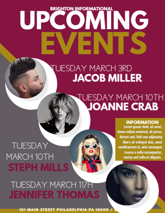 Copy of Upcoming event | PosterMyWall