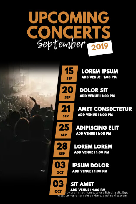 Upcoming Event Schedule Calendar Flyer Template PosterMyWall upcoming-event-schedule-calendar-flyer-template-postermywall