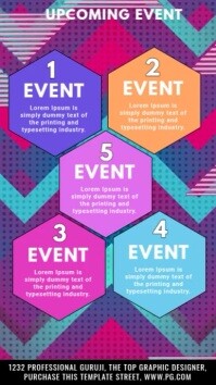 Upcoming Events, Instagram Story template