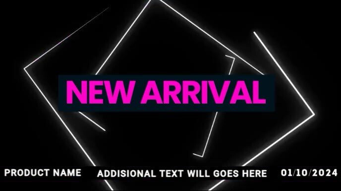 Upcoming Events, Digitale Vertoning (16:9) template