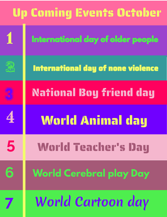 Events 2023 flyer Template. PosterMyWall