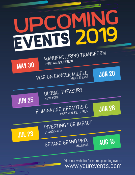Copy of Events Calendar PosterMyWall