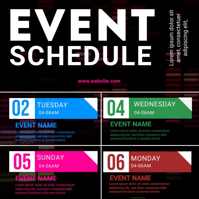 events Template PosterMyWall
