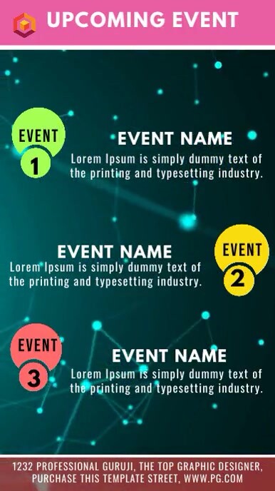 upcoming events Template | PosterMyWall