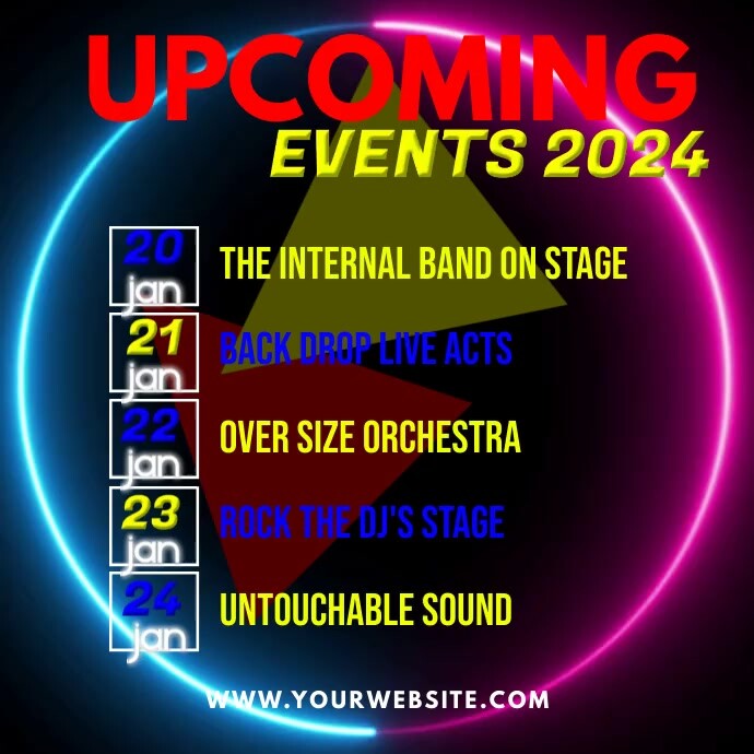 Events Template PosterMyWall