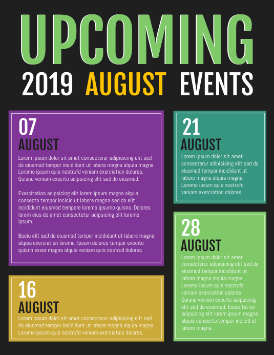 events Template PosterMyWall
