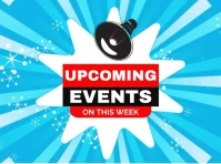 UPCOMING EVENTS Gårdskilt template