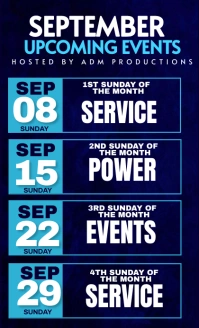 upcoming events US Legal template