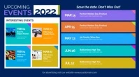 Upcoming Events Digital Display template