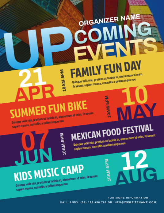 Events Flyer Template PosterMyWall