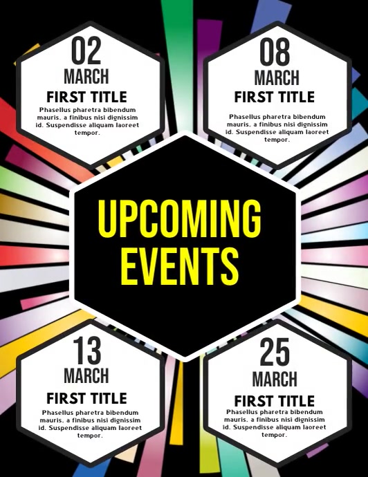 Events Flyer Template PosterMyWall