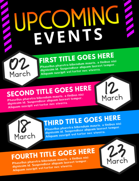 Events Flyer Template PosterMyWall