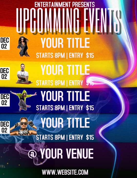 Copy of EVENTS FLYER TEMPLATE PosterMyWall