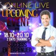 Upcoming events Post Template | PosterMyWall