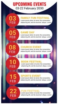 Upcoming Events Music Fest WhatsApp Status template