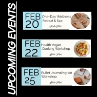 Upcoming events Post Template | PosterMyWall