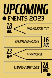 7 DAY EVENTS Template | PosterMyWall