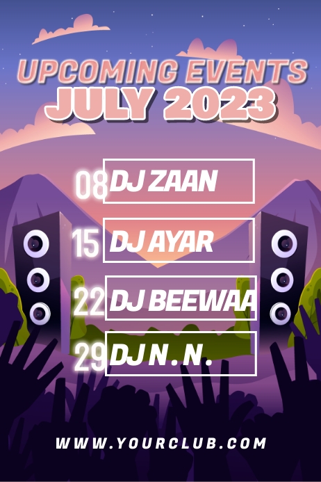 Poster Openevent Upcoming Events Poster Template | PosterMyWall