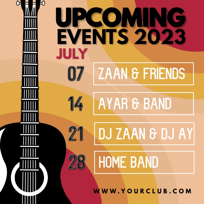 Events Poster Template PosterMyWall