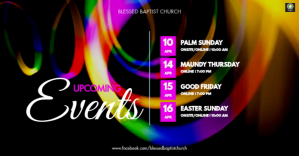 Upcoming Events Schedule Facebook 共享图片 template