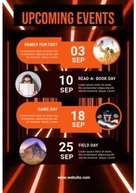 Upcoming Events Template | PosterMyWall