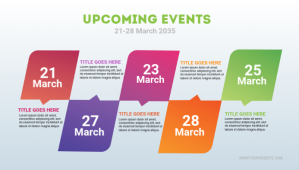 Upcoming Events Template Nagłowek bloga