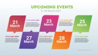 Upcoming Events Template Post sa Twitter