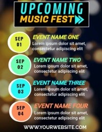 upcoming events template | PosterMyWall