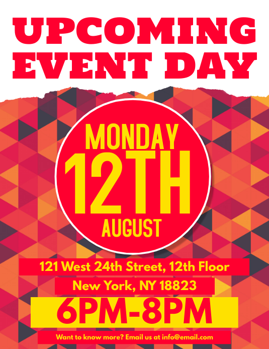 Event Day Flyer Template PosterMyWall