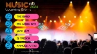 Upcoming Music Events Twitter-bericht template