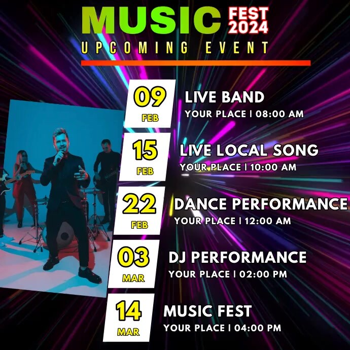 Upcoming Music Events Template PosterMyWall upcoming-music-events-template-postermywall