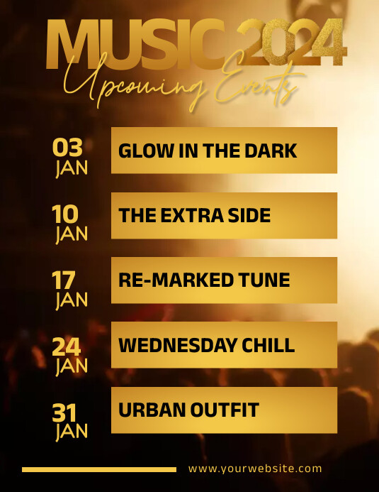 Music Events Poster Template PosterMyWall