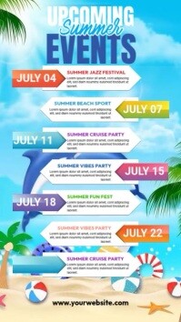 Upcoming Summer Activities Instagram Reel template