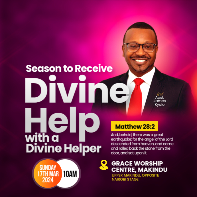 Divine Help Graphics Uplifting Divine Help Church Worship Service Social Media Flyer ...