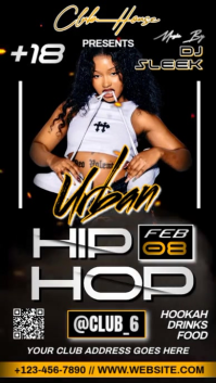 URBAN HIPHOP PARTY FLYER TEMPLATE Instagram 快拍