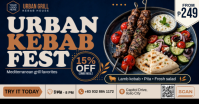 Viola Urban Kebab Fest Immagine condivisa di Facebook Template