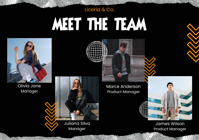 Urban Modern Team Introduction Presentation Template | PosterMyWall