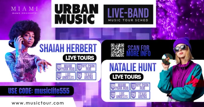 Music Tour Announcement Template | PosterMyWall