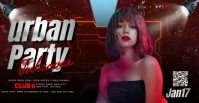 Urban Night Party Anúncio do Facebook template